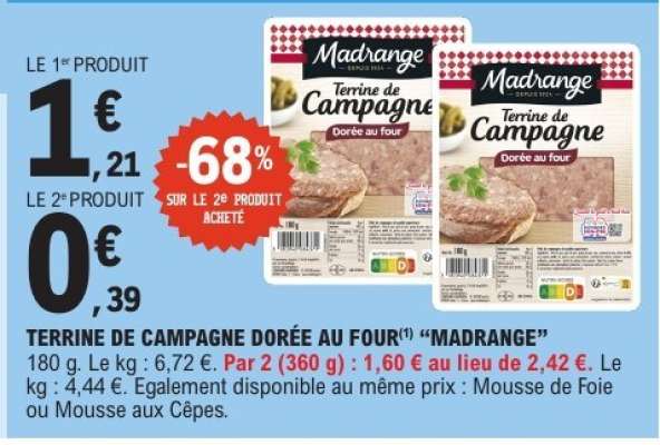Terrine de Campagne Dorée au Four Madrange