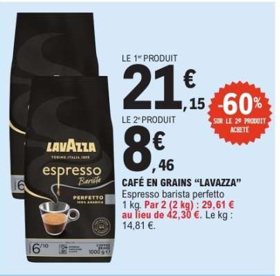 Café en grains 'Lavazza'