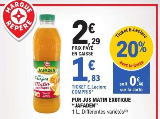 PUR JUS MATIN EXOTIQUE 'JAFADEN'