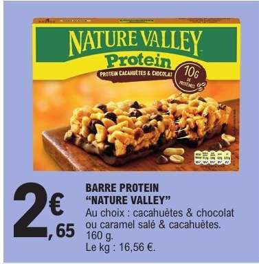 BARRE PROTEIN “NATURE VALLEY”