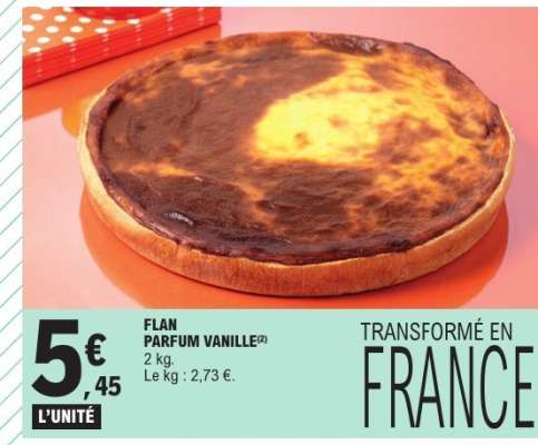 FLAN PARFUM VANILLE
