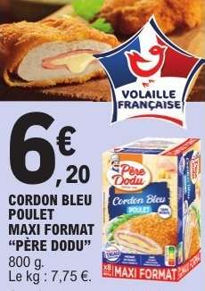 Cordon Bleu Poulet Maxi Format 'Père Dodu'