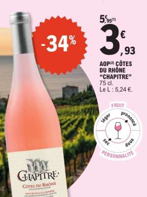 AOP CÔTES DU RHÔNE "CHAPITRE"
