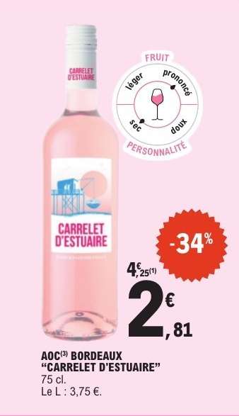AOC BORDEAUX 'CARRELET D'ESTUAIRE'