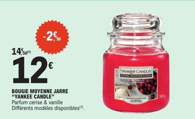 BOUGIE MOYENNE JARRE “YANKEE CANDLE”