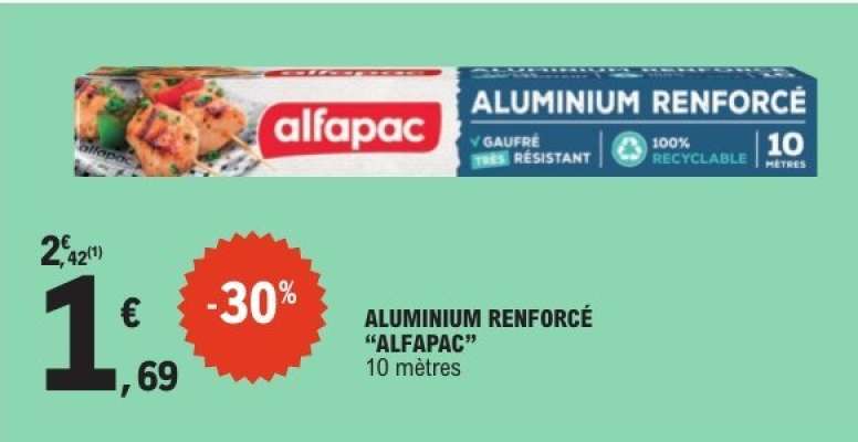ALUMINIUM RENFORCÉ “ALFAPAC”
