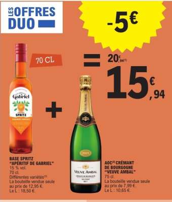 BASE SPRITZ + AOC CRÉMANT DE BOURGOGNE