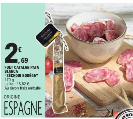 FUET CATALAN PATA BLANCA “SÉCHOIR BODÉGA”