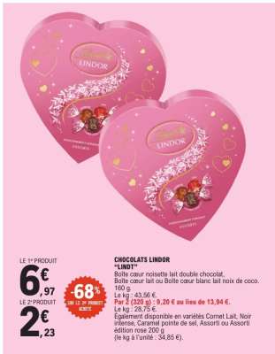 CHOCOLATS LINDOR