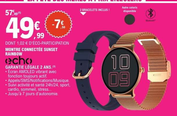 Montre Connectée Sunset Rainbow