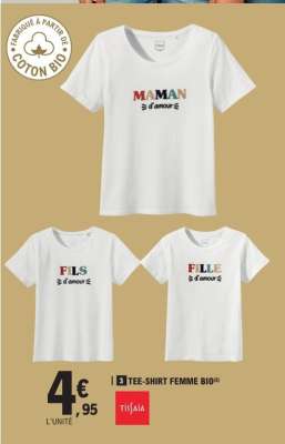 TEE-SHIRT FEMME BIO