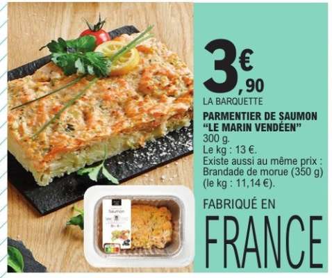 PARMENTIER DE SAUMON "LE MARIN VENDÉEN"