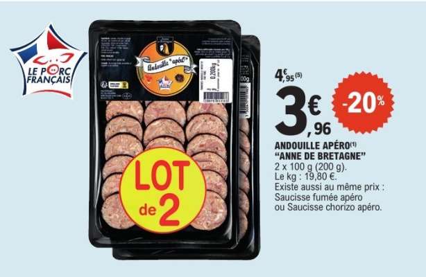 ANDOUILLE APÉRO "ANNE DE BRETAGNE"