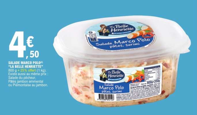 SALADE MARCO POLO LA BELLE HENRIETTE
