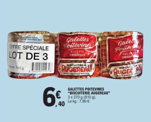 GALETTES POITEVINES BISCUITERIE AUGEREAU