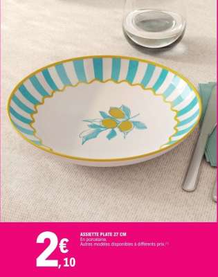ASSIETTE PLATE 27 CM