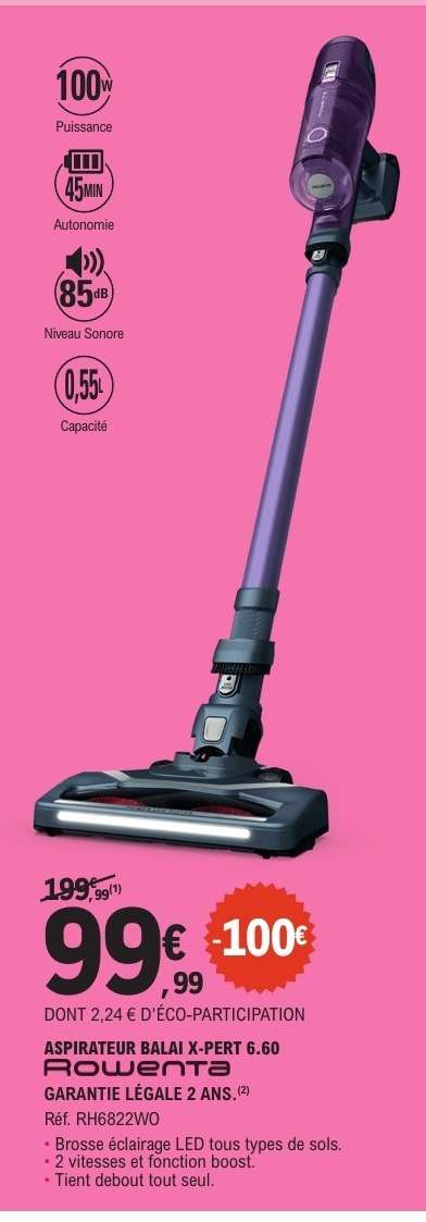 Aspirateur Balai X-Pert 6.60