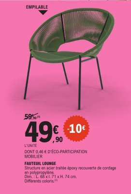 FAUTEUIL LOUNGE