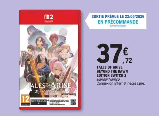 TALES OF ARISE BEYOND THE DAWN EDITION SWITCH 2