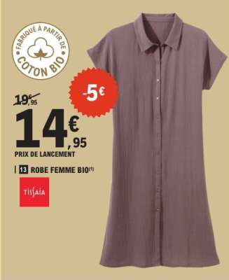 ROBE FEMME BIO