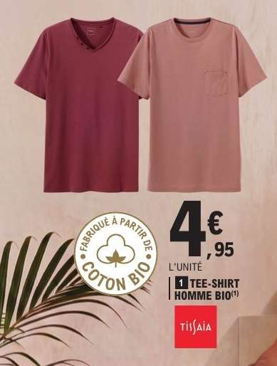 TEE-SHIRT HOMME BIO