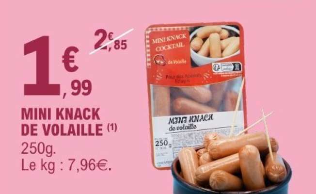 MINI KNACK DE VOLAILLE