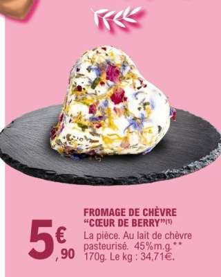 FROMAGE DE CHÈVRE “CŒUR DE BERRY”