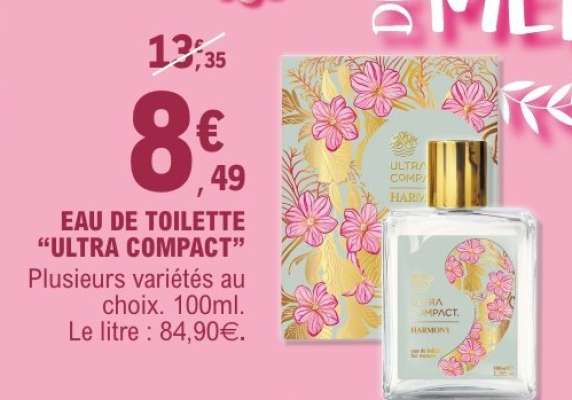 EAU DE TOILETTE 'ULTRA COMPACT'