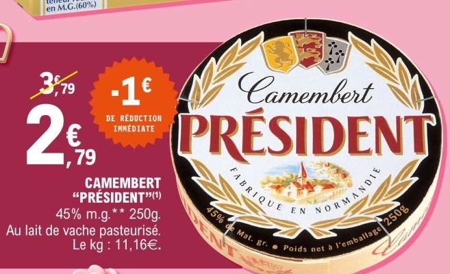 Camembert Président