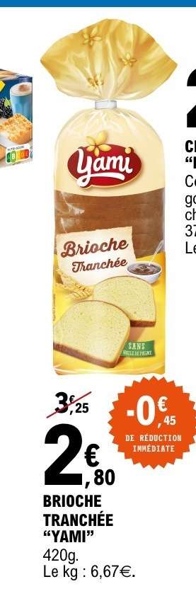 BRIOCHE TRANCHÉE "YAMI"