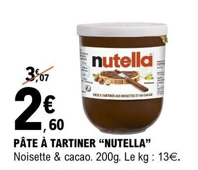 Pâte À Tartiner Nutella