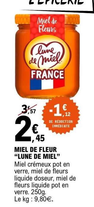 MIEL de FLEUR “LUNE DE MIEL”