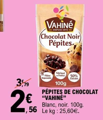 Pépites De Chocolat Vahiné