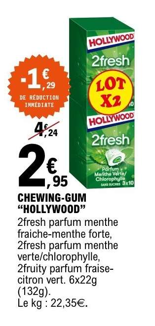 CHEWING-GUM “HOLLYWOOD”