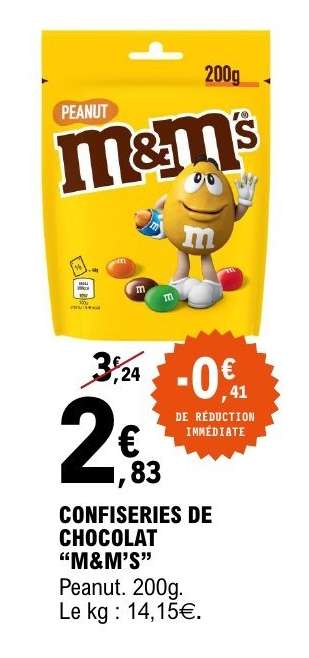 CONFISERIES DE CHOCOLAT “M&M’S”