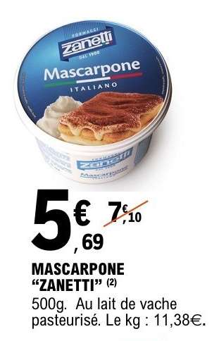 Mascarpone "Zanetti"