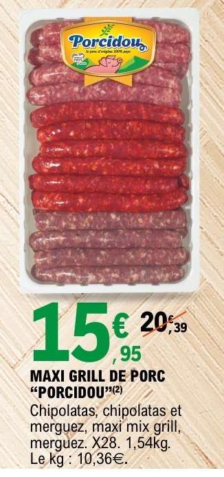 MAXI GRILL DE PORC "PORCIDOU"