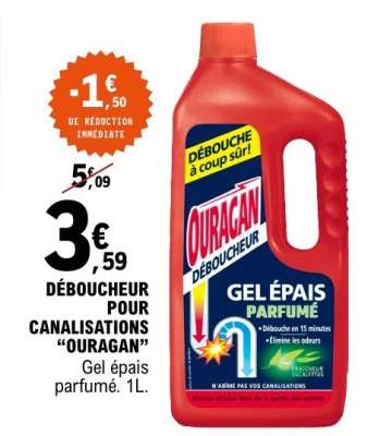 DÉBOUCHEUR POUR CANALISATIONS “OURAGAN”