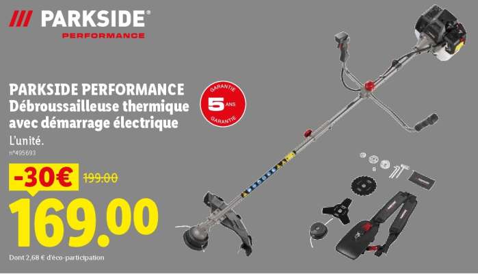 PARKSIDE PERFORMANCE Débroussailleuse thermique