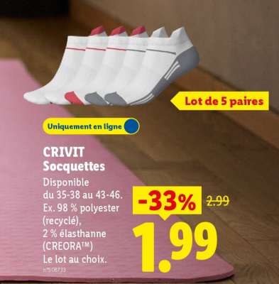 CRIVIT Socquettes