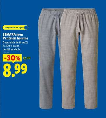 ESMARA men Pantalon homme