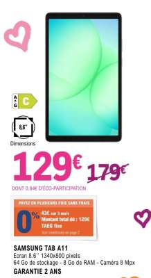 SAMSUNG TAB A11