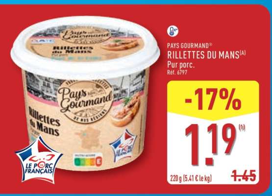 PAYS GOURMAND RILLETTES DU MANS