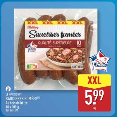 Saucisses Fumées