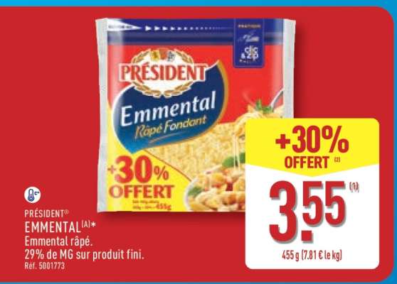 PRÉSIDENT Emmental