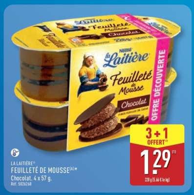 La Laitière Feuilleté de Mousse