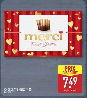 CHOCOLATS MERCI