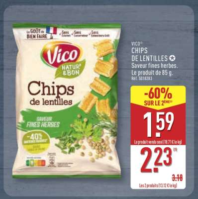 Vico Chips de Lentilles