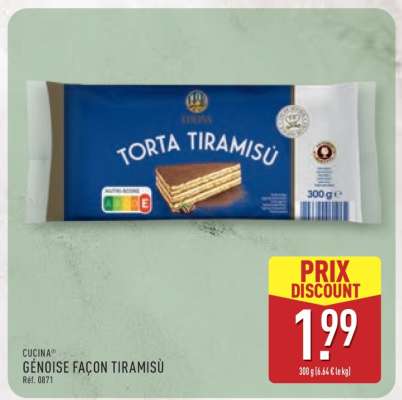 Cucina Génoise Façon Tiramisu