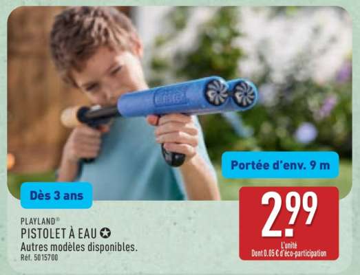 PLAYLAND® PISTOLET À EAU